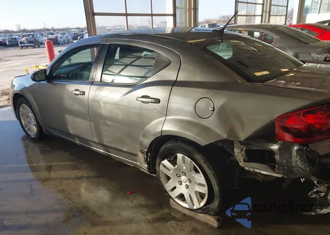 2012 Dodge Avenger Se from USA, damaged, VIN 1C3CDZAB3CN216247